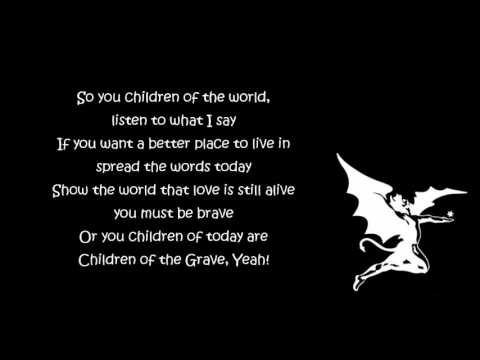 Black Sabbath – Children Of The Grave [Lyrics] HQ